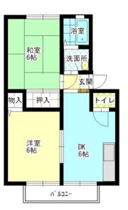 ヴィラ・ウィンディア Cの間取り画像