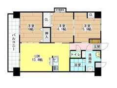 フローラ菜園場の間取り画像