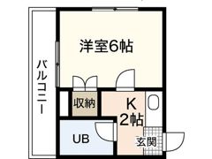 ホワイトパレス長束の間取り画像