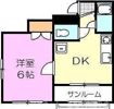 平山マンションの間取り画像