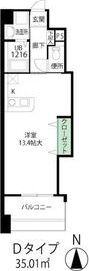パストラーレ江坂の間取り画像