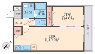 ミリアビタ稲毛東の間取り画像
