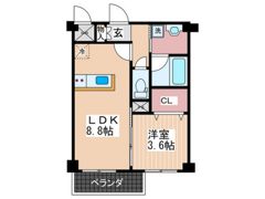 プランドル南観音の間取り画像