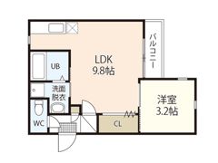 GrandticDAVA西広島の間取り画像
