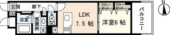 セントヒルズ銀山町弐番館の間取り画像