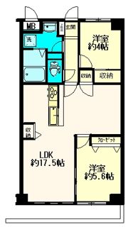 ベルデュールの間取り画像