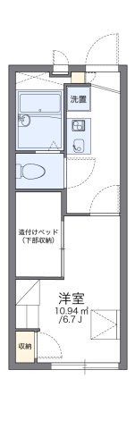 レオパレスさきの間取り画像