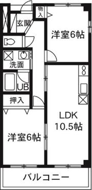 嶋田マンションの間取り画像