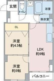 ユタカマンションの間取り画像