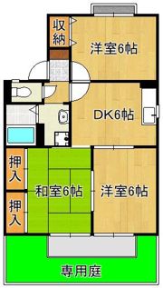 セジュール鴨生田 C棟の間取り画像