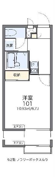 レオパレスWAKAMIYAの間取り画像