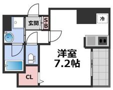 エスライズ堺筋本町の間取り画像