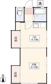第一文化園アパートの間取り画像