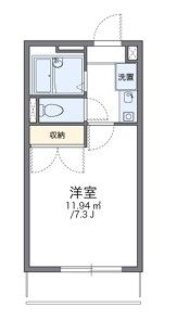 レオパレス葵第2の間取り画像
