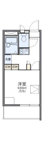 レオパレスキッショー2の間取り画像