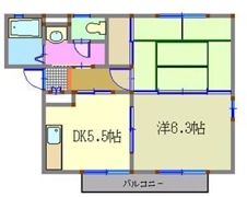 サンルミエールA棟の間取り画像