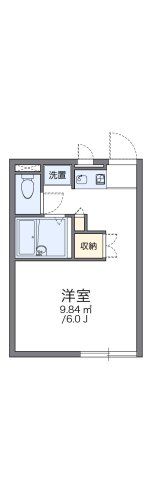 レオパレス三矢小台2000の間取り画像