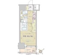 レビスタ白金高輪の間取り画像