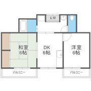 ボナールタツミの間取り画像