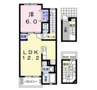 アンセスター松降 Bの間取り画像