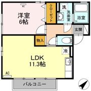 パレット田宮の間取り画像