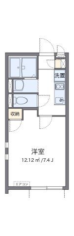 クレイノブルーコーポⅡの間取り画像