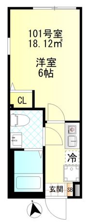 スターリング府中の間取り画像