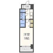 スプランディッド淀屋橋DUEの間取り画像