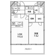 ルクレ阿波座レジデンスの間取り画像