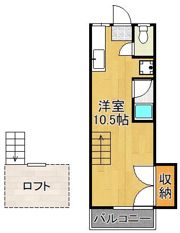 オアシス則松の間取り画像