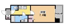 レジュールアッシュ京橋の間取り画像