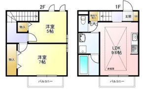 貸家 西東京市向台町6丁目の間取り画像