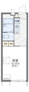 レオパレスダース ワンの間取り画像