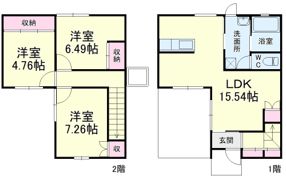 Casa Bianca（カーサビアンカ）の間取り画像