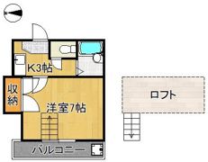 レオパレス熊西の間取り画像