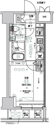 CREST TAPP新横浜の間取り画像