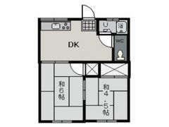 越智アパートの間取り画像