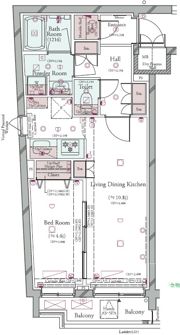 コンシェリア目黒本町 THE RESIDENCEの間取り画像