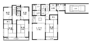森北4丁目戸建の間取り画像