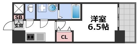 ワールドアイ難波City Gateの間取り画像