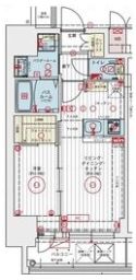 エステムコート新大阪XVIIベイスの間取り画像