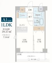シャトー吉富の間取り画像