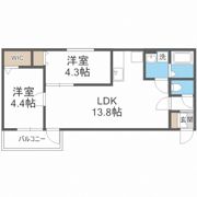アバンティオ小阪の間取り画像