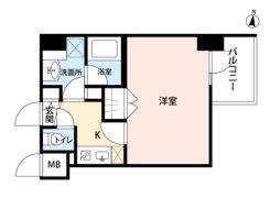 アビタ住吉の間取り画像