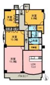 上幟町パークマンションの間取り画像