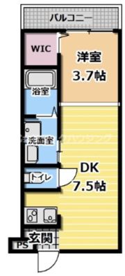 ヴィラ城北公園通りの間取り画像