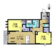 グランディールの間取り画像