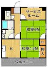 コーポあけだの間取り画像