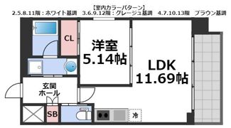 プレジオ荒本新町の間取り画像