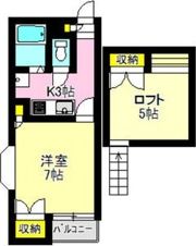 シティーパレス上中居第一の間取り画像